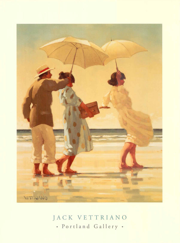 The Picnic Party by Jack Vettriano - 24 X 32 Inches (Art Print)