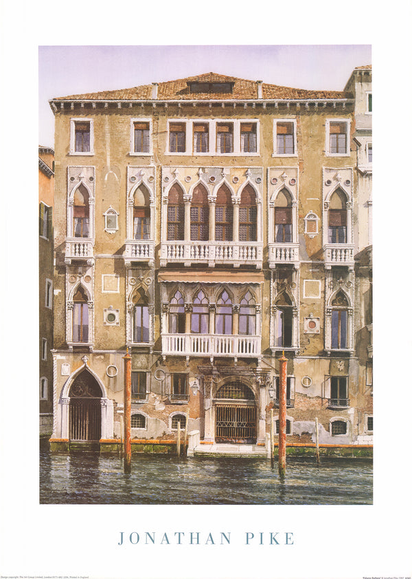 Palazzo Barbaro by Jonathan Pike - 20 X 28 Inches (Art Print)