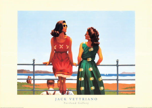Something in the Air by Jack Vettriano - 20 X 28 Inches (Art Print)
