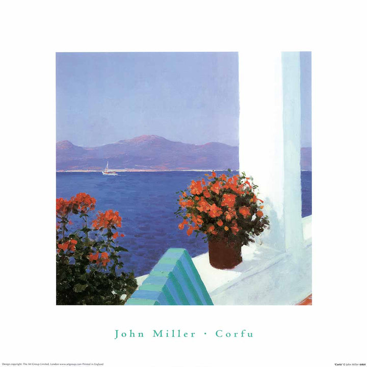 Corfu by John Miller - 16 X 16 Inches (Art Print)