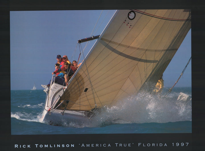 America True, Key West, Florida 1997 by Rick Tomlinson - 24 X 32 Inches (Art Print)