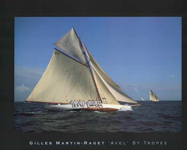Avel, St. Tropez by Gilles Martin-Raget - 24 X 32 Inches (Art Print)