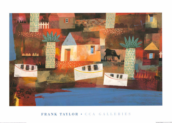 Goat, Boat and Shanties by Frank Taylor - 20 X 28 Inches (Art Print)