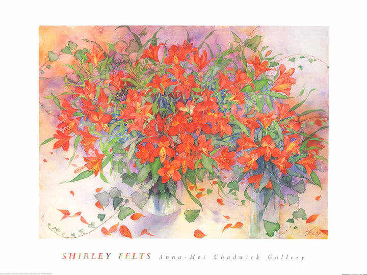Peruvian Lily by Shirley Felts - 24 X 32 Inches (Art Print)