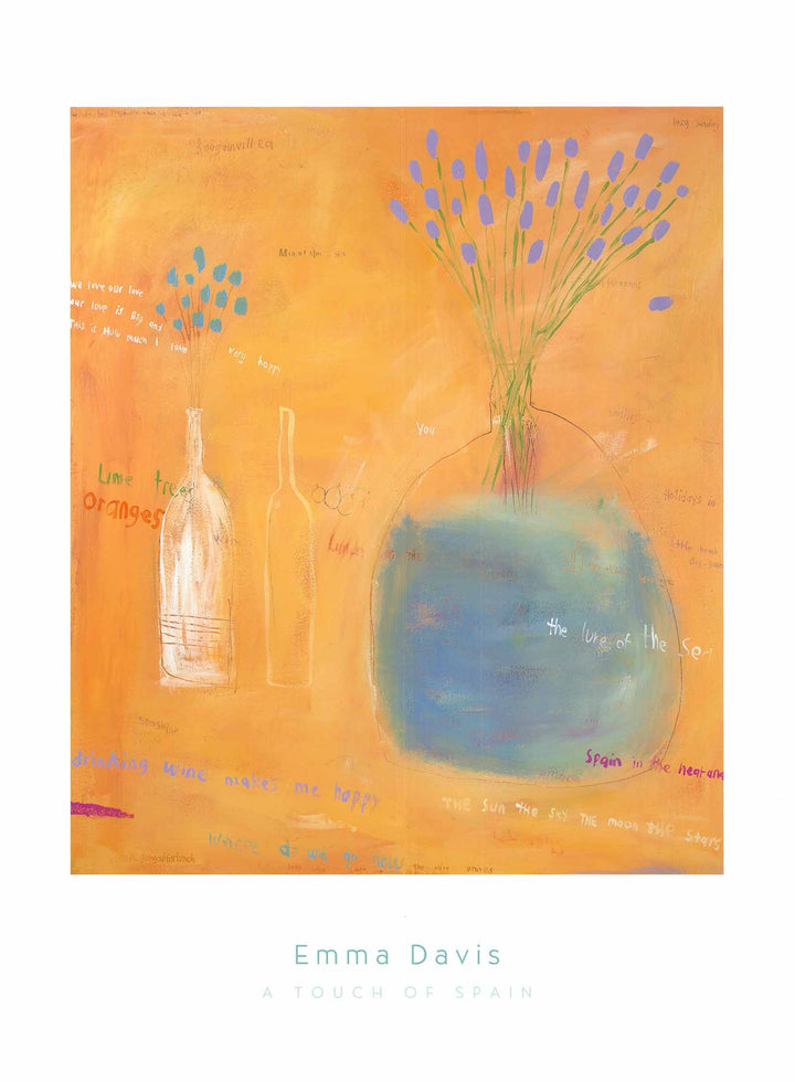A Touch of Spain by Emma Davis - 24 X 32 Inches (Art Print)