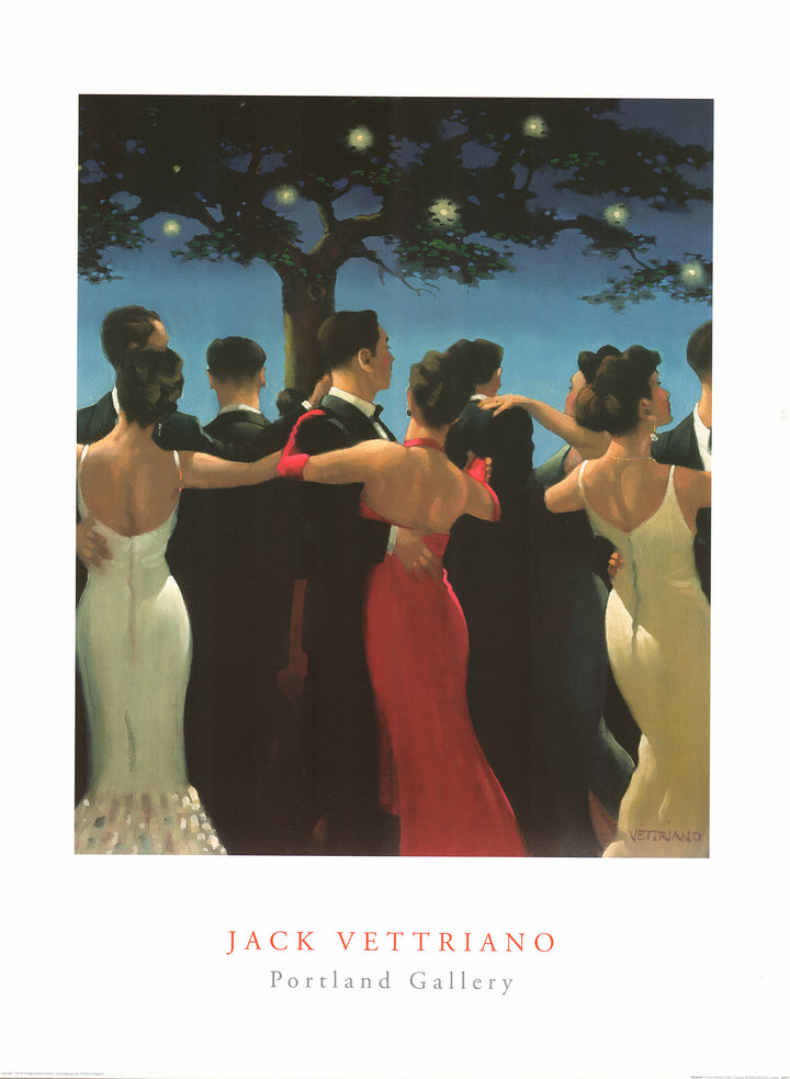 Waltzers by Jack Vettriano - 24 X 32 Inches (Art Print)