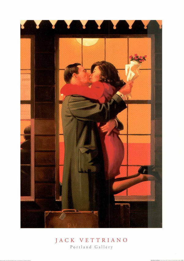Back Where You Belong by Jack Vettriano - 20 X 28 Inches (Art Print)