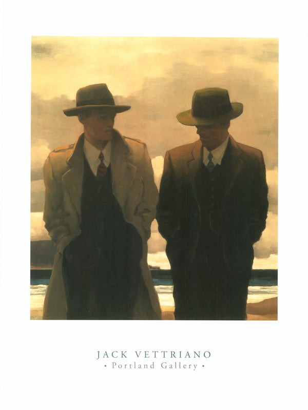 Amateur Philosophers by Jack Vettriano - 24 X 32 Inches (Art Print)