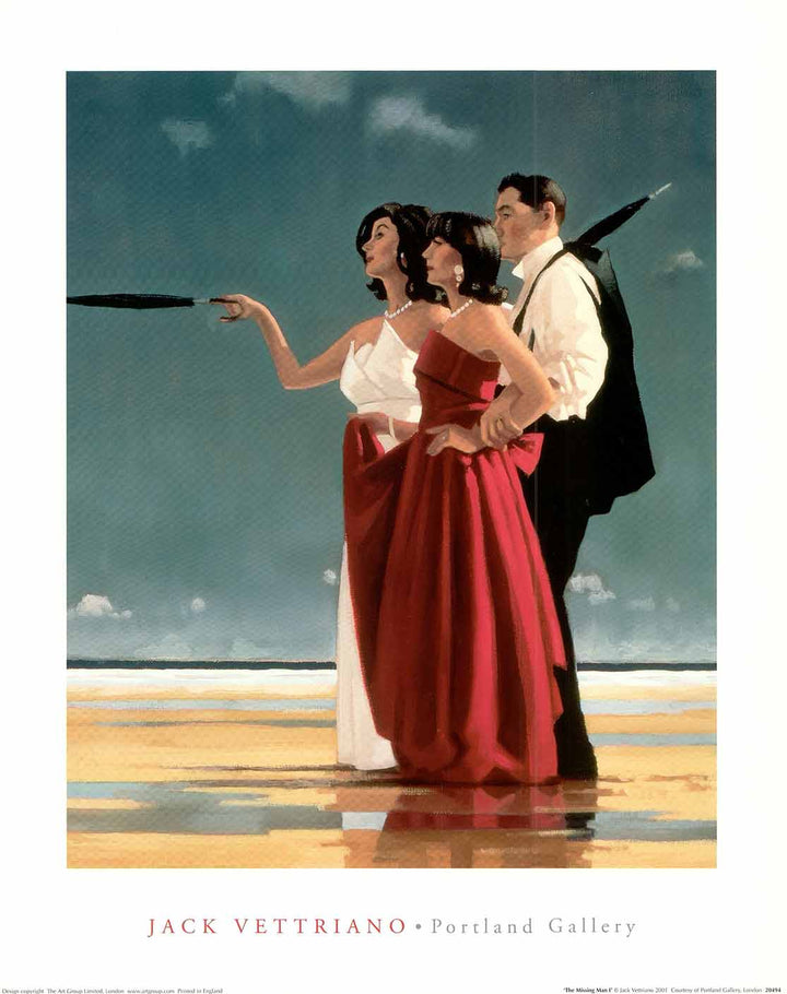 The Missing Man I by Jack Vettriano - 16 X 20 Inches (Art Print)