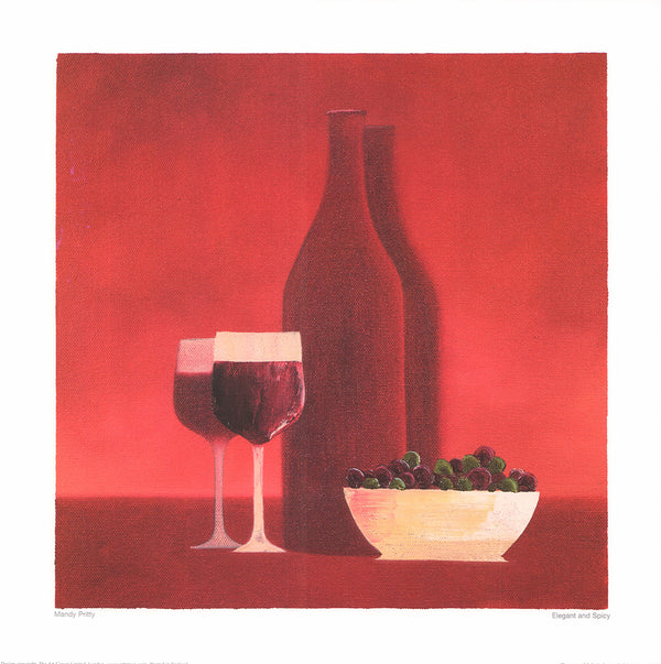Elegant and Spicy by Mandy Pritty - 16 X 16 Inches (Art Print)