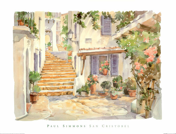 San Cristobel by Paul Simmons -  24 X 32 Inches (Art Print)