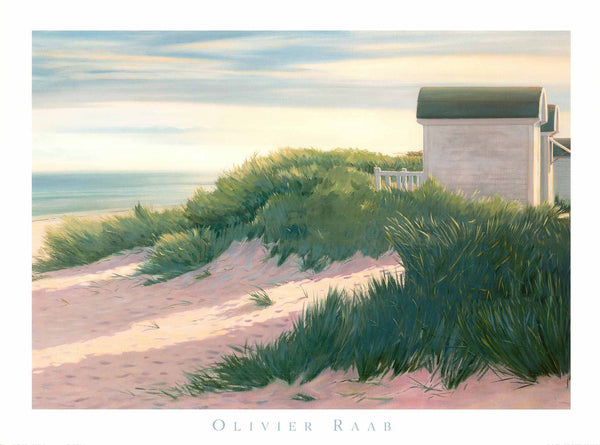 Evening Light on the Beach by Olivier Raab - 24 X 32 Inches (Art Print)