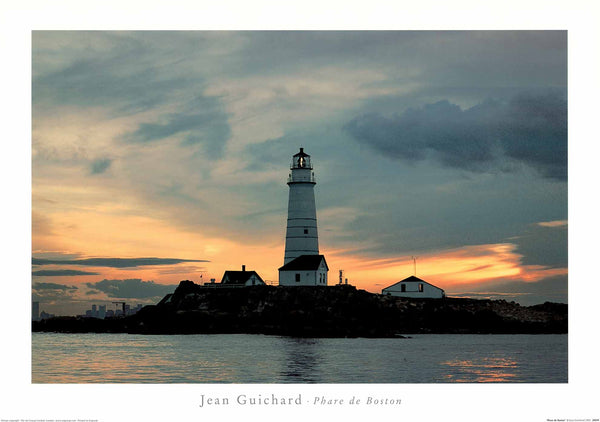 Phare de Boston by Jean Guichard - 20 X 28 (Art Print)