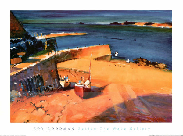 Near the Roundhouse, Sennen by Ray Goodman - 24 X 32 Inches (Art Print)