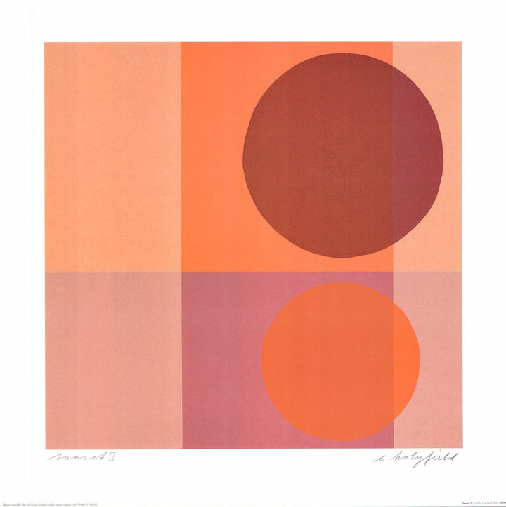 Sunset II by Emily Holyfield - 24 X 24 Inches (Art Print)