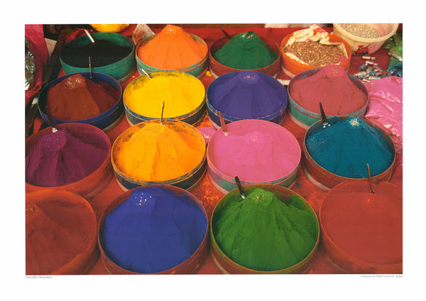 Colours of Holi Festival, India by Anirudh Cheoolkar - 20 X 28 Inches (Art Print)