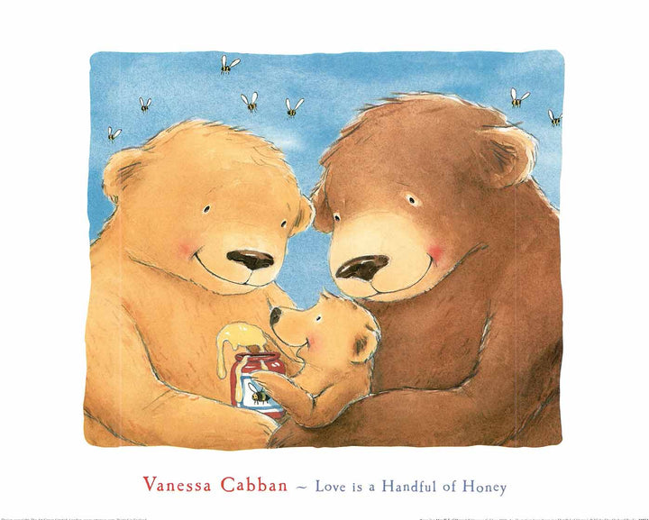 Love is a Handful of Honey by Vanessa Cabban - 16 X 20 Inches (Art Print)