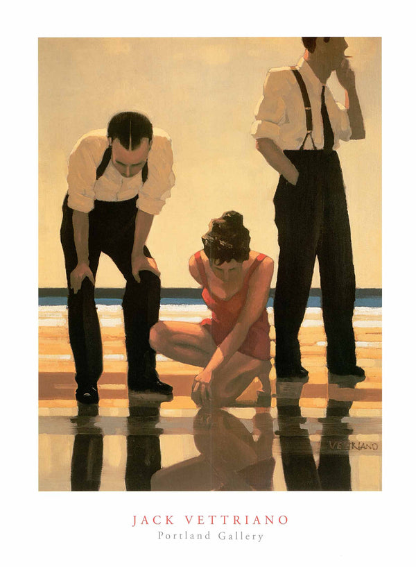 Narcissistic Bathers by Jack Vettriano - 24 X 32 Inches (Art Print)