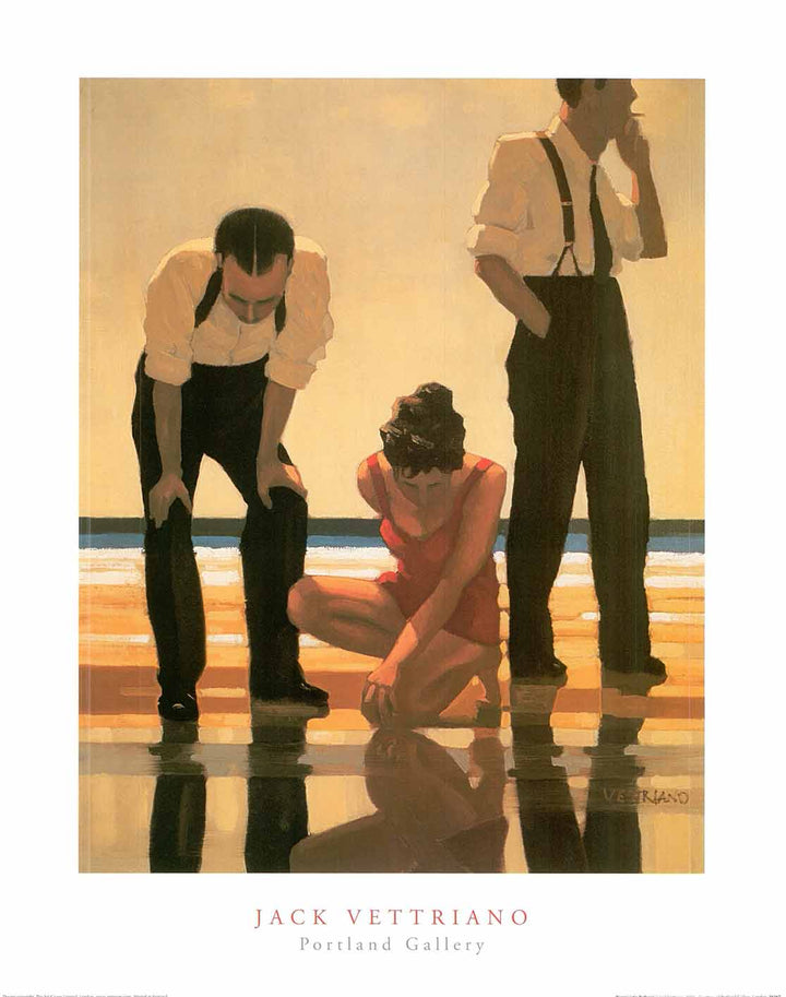 Narcissistic Bathers by Jack Vettriano - 16 X 20 Inches (Offset Lithograph)