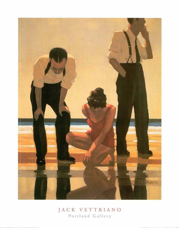 Narcissistic Bathers by Jack Vettriano - 16 X 20 Inches (Art Print)