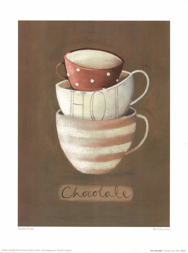 Hot Chocolate by Nicola Evans - 12 X 16 Inches (Art Print)