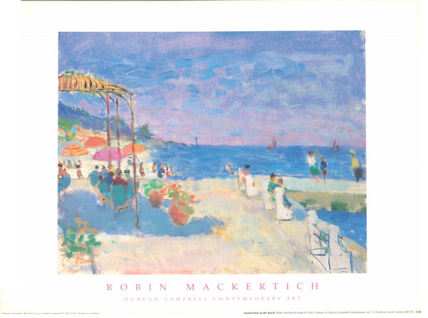 Summertime on the Beach by Robin Mackertich - 15 X 12  Inches (Art Print)