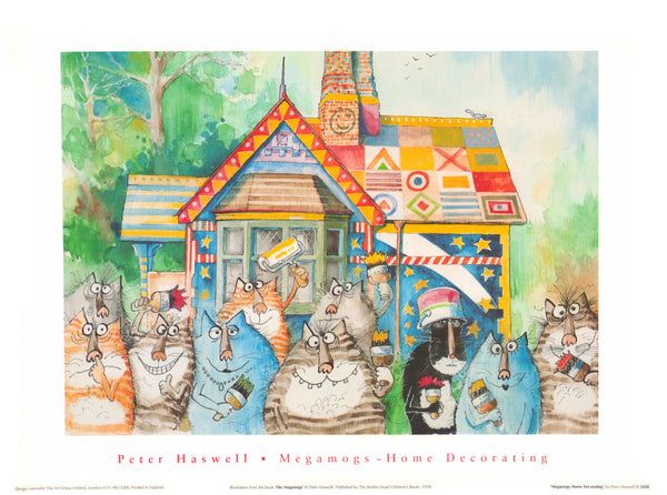 Megamogs Home Decorating by Peter Haswell - 15 X 12  Inches (Art Print)