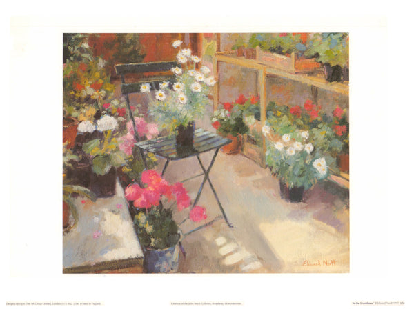 In the Greenhouse by Edward Noott - 12 X 16 Inches (Art Print).