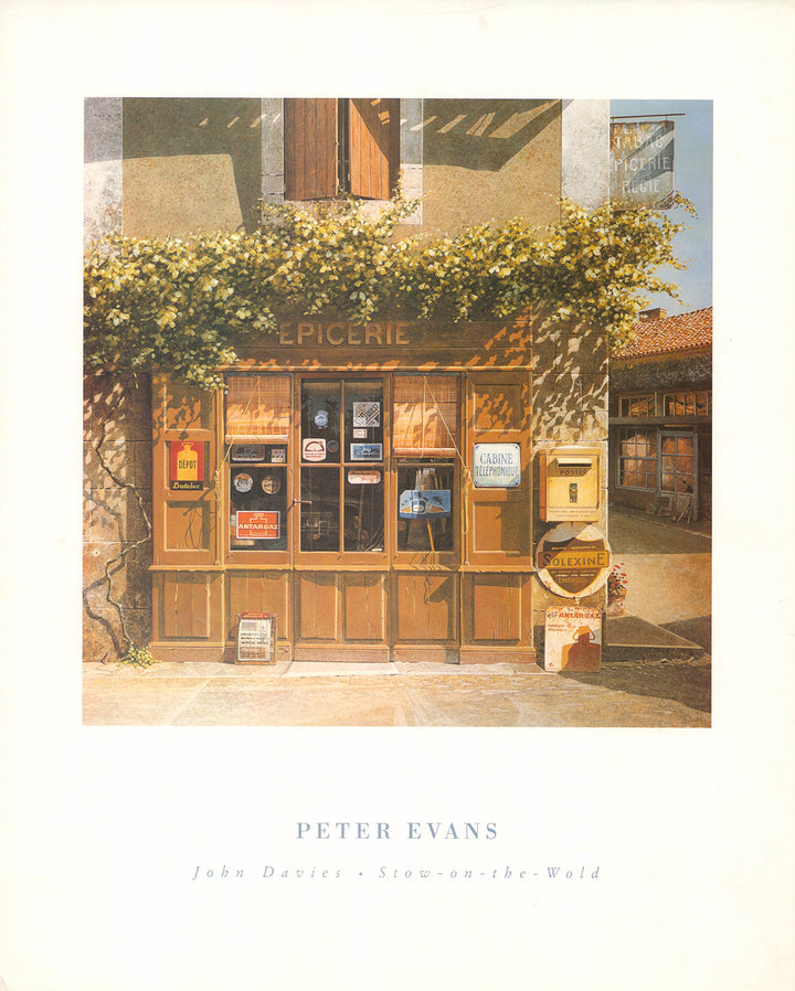 Epicerie a St Sulpice by Peter Evans - 16 X 20 Inches (Art Print)
