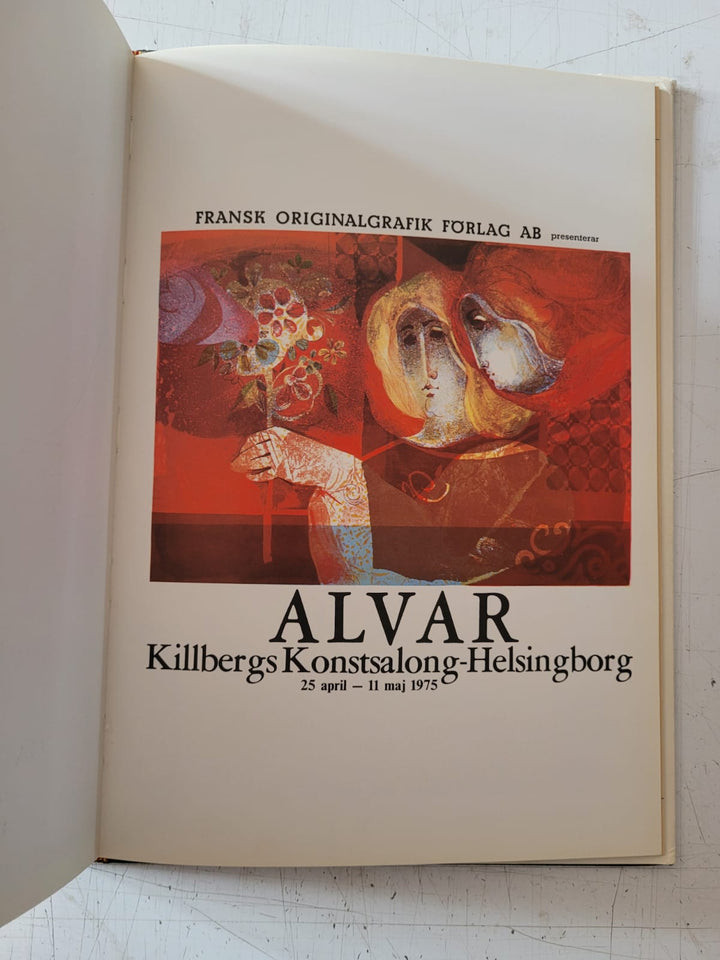 ALVAR - Lithographies Originales (Vintage Hardcover Book 1976)