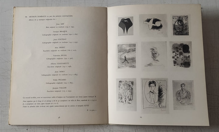 Antarès : Dessins Anciens et Modernes, Estampes du XVe au XXe siècle by Guy Prouté & Jacqueline Ezratty (Vintage Softcover Book 1969)