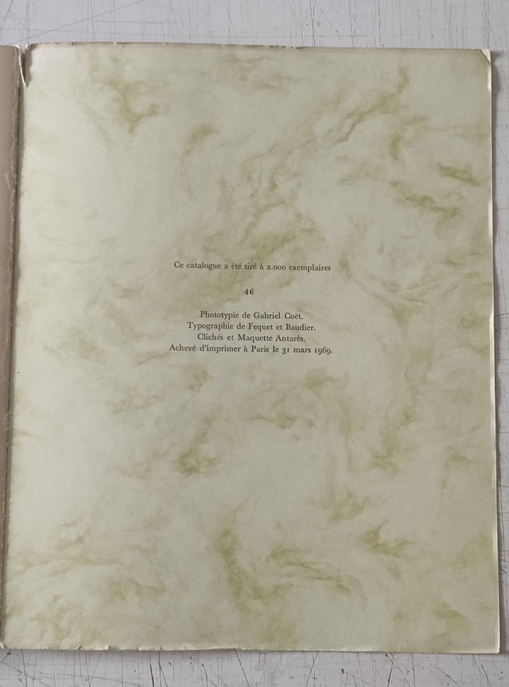 Antarès : Dessins Anciens et Modernes, Estampes du XVe au XXe siècle by Guy Prouté & Jacqueline Ezratty (Vintage Softcover Book 1969)