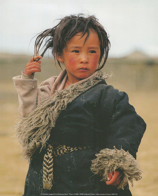Young boy, Tibet by Panorama Stock  - 10 X 12 Inches (Art Print)