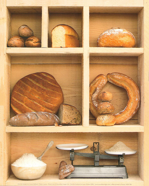 Bread rack by Camille Soulayrol - 10 X 12 Inches (Art Print)