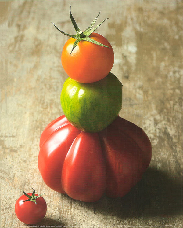 Tomato Pyramid by Camille Soulayrol - 10 X 12 Inches (Art Print)