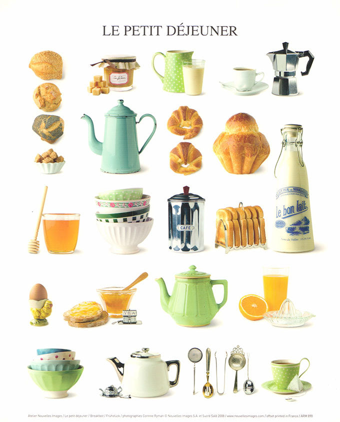 Breakfast by Atelier Nouvelles Images - 10 X 12 Inches (Art Print)