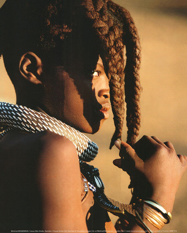 Young Himba Girl, Namibia by Winfried Wisniewski - 10 X 12 Inches (Art Print)
