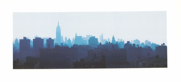 Manhattan, New York by Jih - 9 X 20 Inches (Art Print)