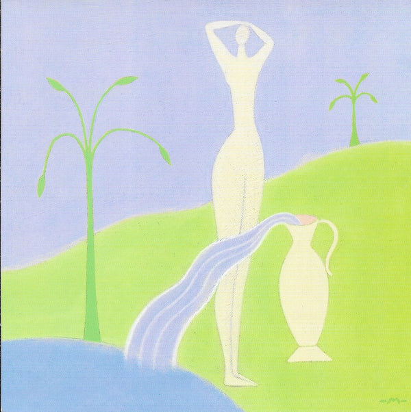 Aquarius by Marie Bertrand - 6 X 6 Inches (10 Postcards)