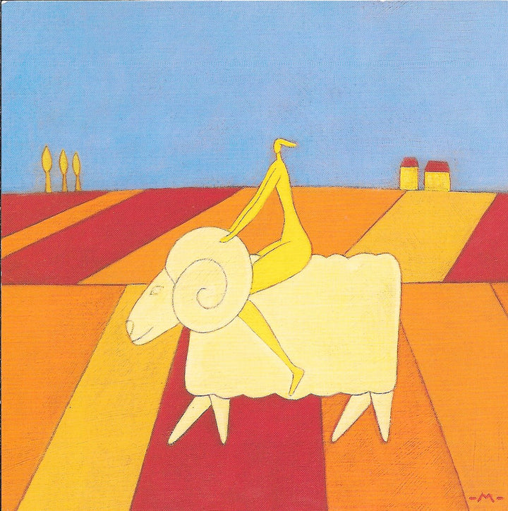  Aries by Marie Bertrand - 6 X 6 Inches (10 Postcards)