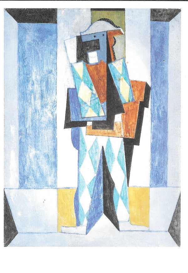 Arlequin, 1917 by Pablo Picasso - 4 X 6 Inches (10 Postcards)