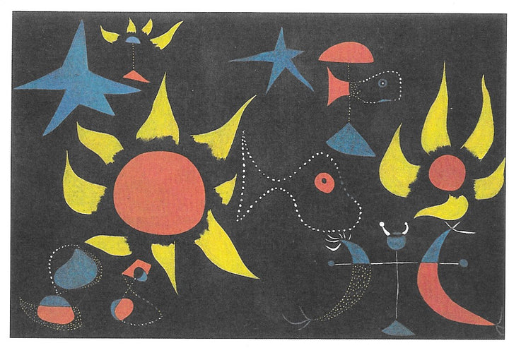 Autoportait II, 1938 by Joan Miro - 4 X 6 Inches (10 Postcards)