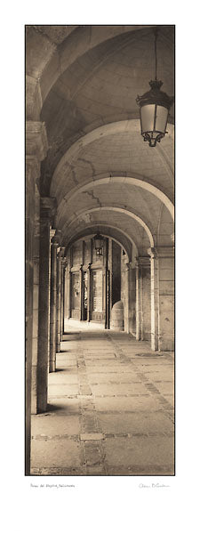Paseo del Espolon, Salamanca by Alan Blaustein - 9 X 24 Inches (Art Print)