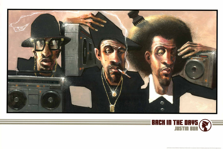 Back in the Days by Justin BUA - 24 X 36 Inches (Art Print)