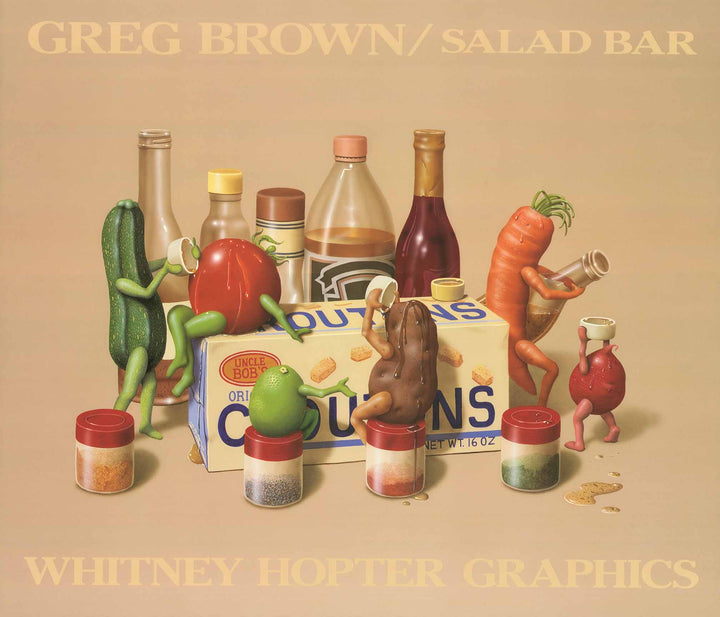 Salad Bar by Greg Brown - 24 X 28 Inches (Art Print)