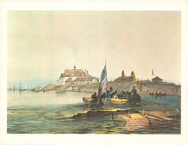 American Fort Niagara River by Coke Smyth - 10 X 13 Inches (Art Print)