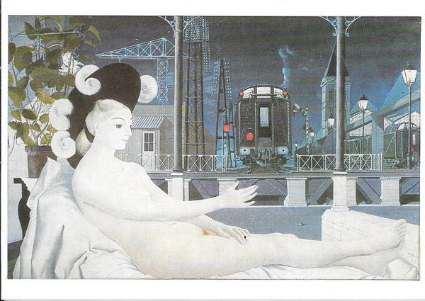 The Iron Age by Paul Delvaux - 4 X 6 Inches (10 Postcards)