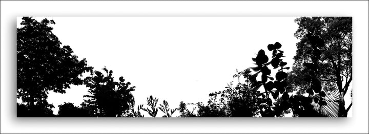 Landscape, 2007 by Nicolas Le Beuan Benic - 12 X 40 Inches (Silkscreen / Sérigraphie)
