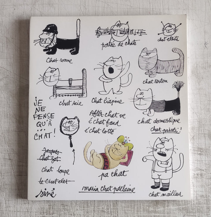 Cats by Siné - 7 X 8 Inches (Writing Pads)