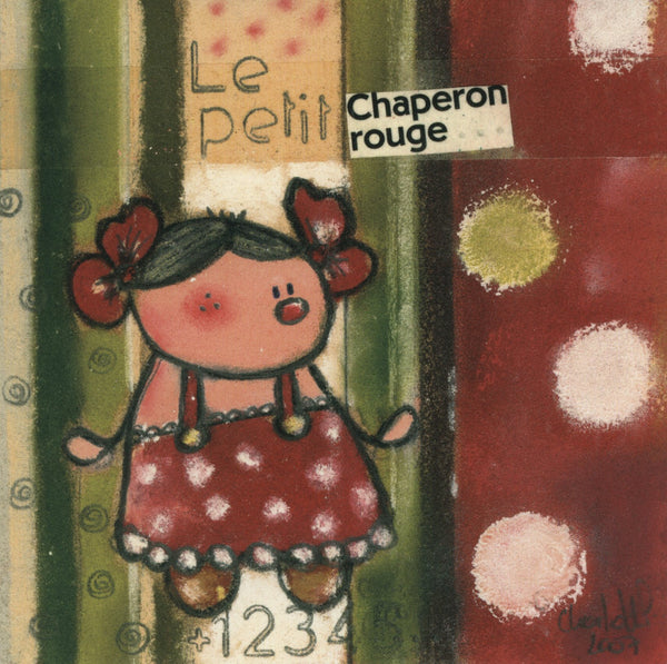 Le Petit Chaperon Rouge by Charlotte P. - 6 X 6 Inches (10 Postcards)